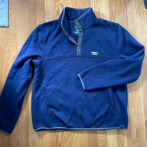 LLBean Quarter Button Sweatshirt